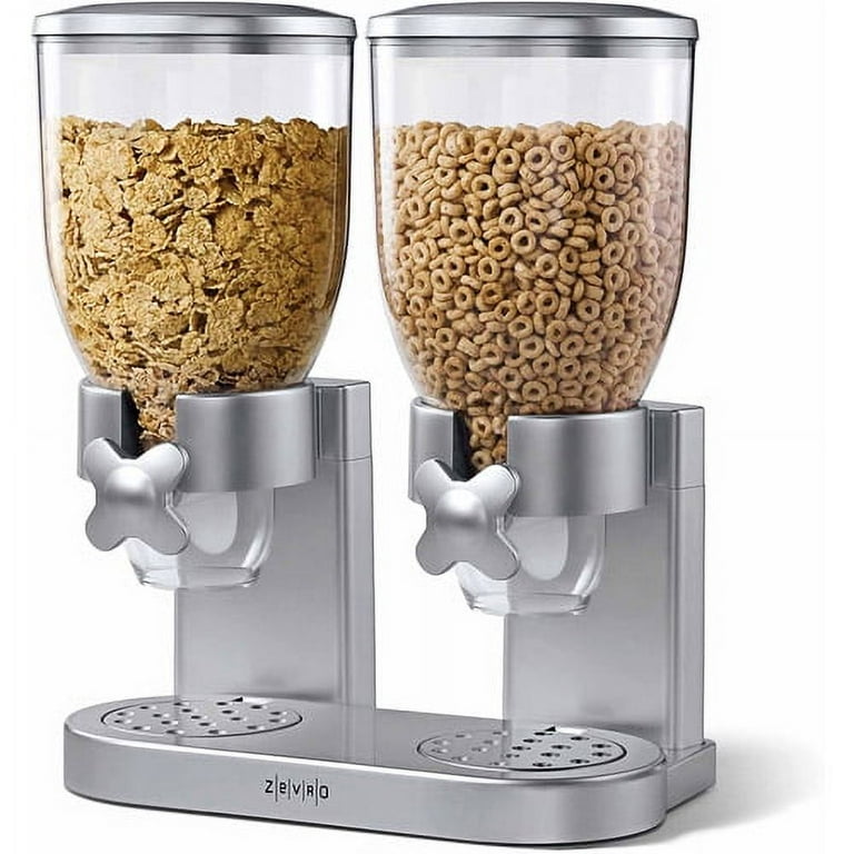 Black Zevro Double Cereal Dispenser