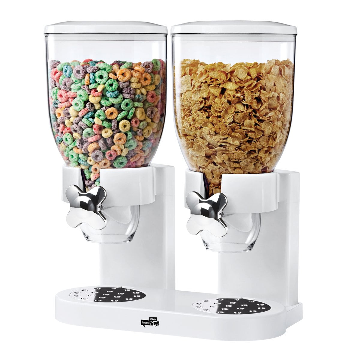 Tokokimo Double Cereal Dispenser, Not Easy to Crush Cereal