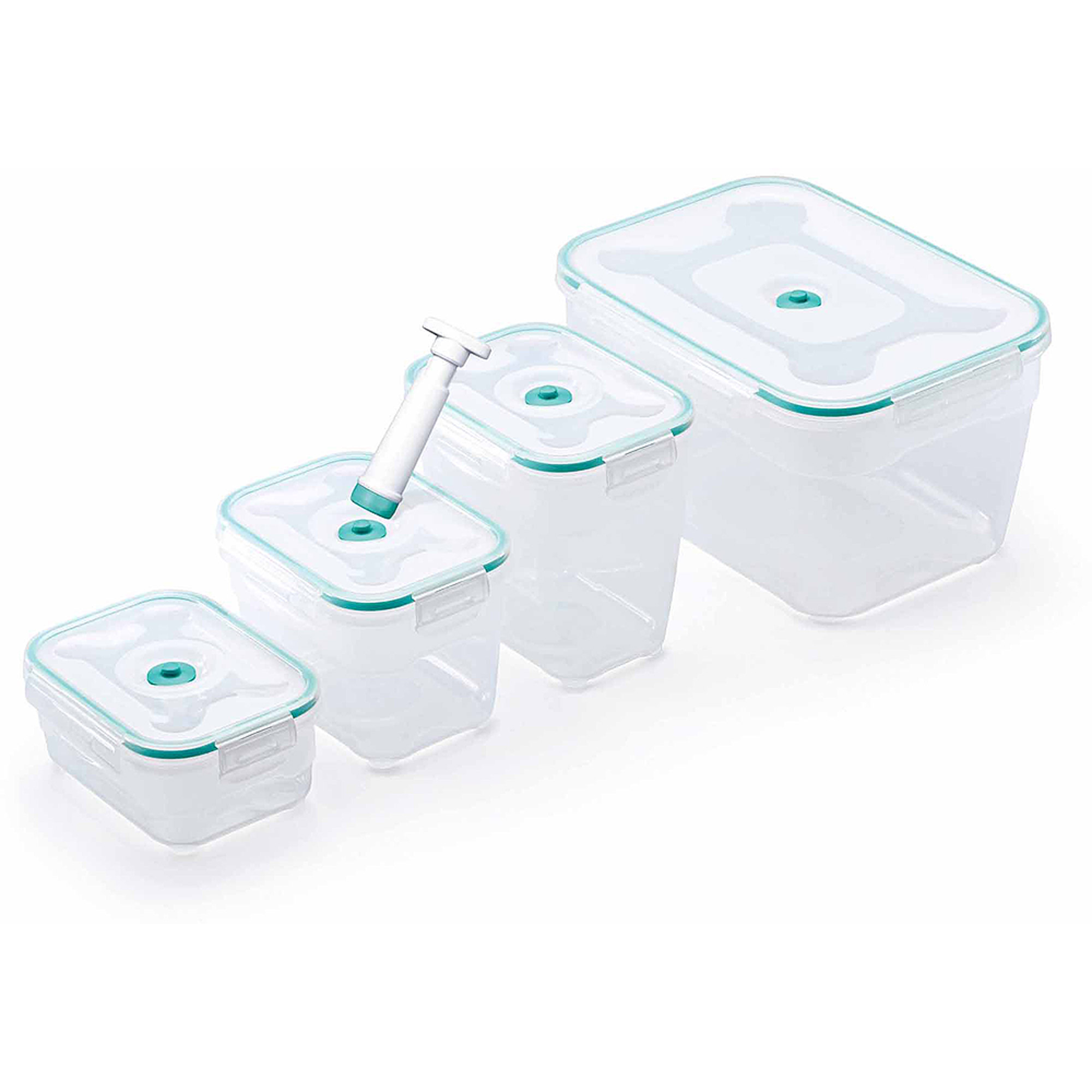 Zevro by Honey Can Do Vac 'n Save 9Piece Food Storage Set with Pump