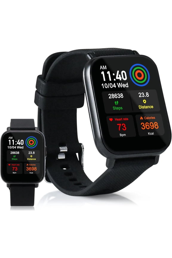 ® Fitness Smart Health Watch, Oxygen Level Monitoring, Continuous Pulse Measurement, Call & SMS Notifications, Measurement