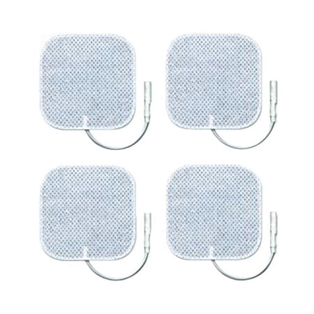 Zewa Replacement Electrodes 2 x 2 Inch pads, 4 Ea, 2 Pack