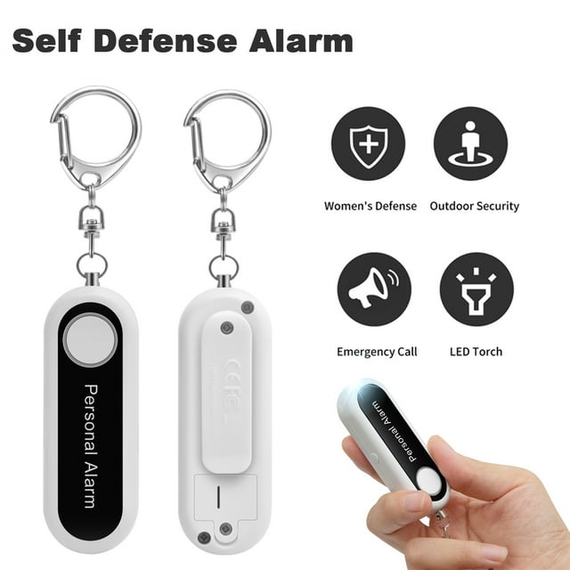 Zexmte Personal Safety Alarm 125dB Self Defense Alarm Keychain Carrying
