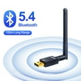 thumbnail image 1 of Zexmte USB Bluetooth Adapter PC,Bluetooth 5.4 Dongle with Antena 150M Long Range Signal Receiver Desktop Adapter Plug &Play Bluetooth Adapter for PC Windows 11/10/8.1/7, 1 of 10