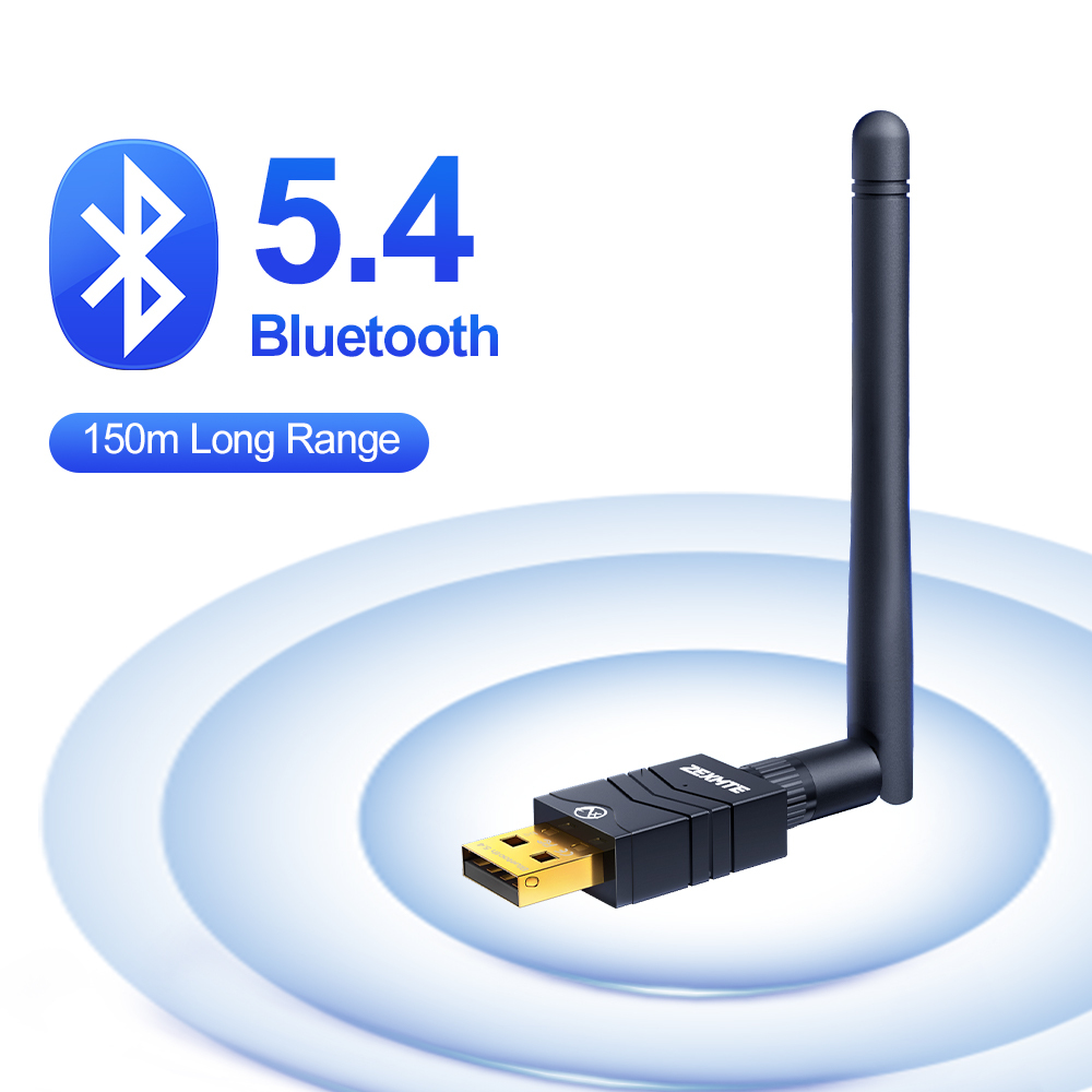 Zexmte USB Bluetooth Adapter With 150M Range Bluetooth 5 4 Dongle For Zexmte USB Bluetooth Adapter With 150M Range Bluetooth 5 4 Dongle For