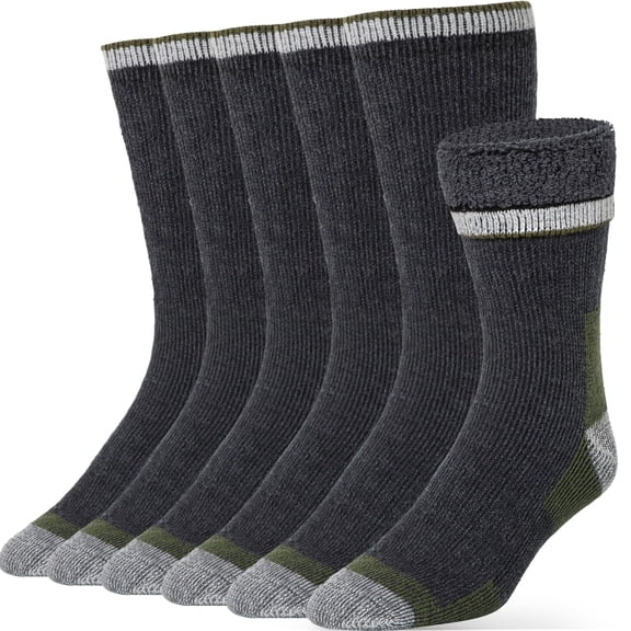Zeya Merino Wool Hiking Socks Thermal Warm Crew Winter Boot Sock For Men Women 3 Pairs ML