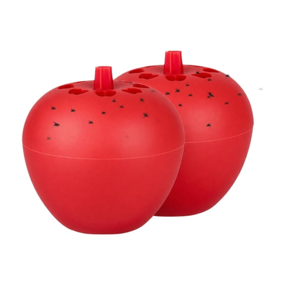 Zeyigg Apple-Shaped Sticky Catcher, Fruit Fly Trap, Indoor Flying Insect Catcher