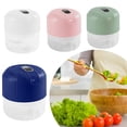 thumbnail image 1 of Zeyigg Electric Garlic Press,Household Garlic Multi Functional Garlic Mincer,Kitchen Gadgets,Garlic Chopper Mini,Garlic Chopper Mini-100ml [Dual-Blade Design]I, 1 of 4