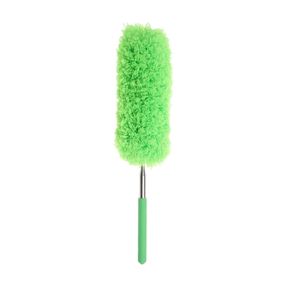 Zeyigg Extendable Microfiber Feather Duster with Bendable Head, Washable Reusable Cleaning Tool for Ceiling Fan Blind Car Furniture Sofa Office Computer,Green