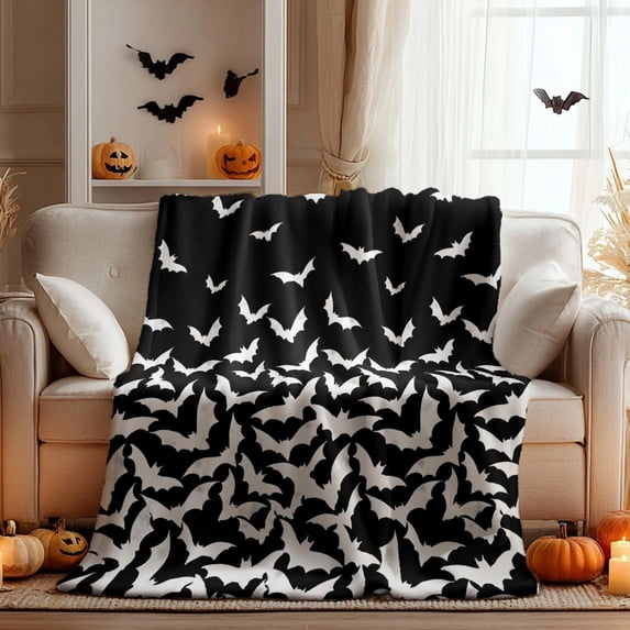 Zeyigg Flannel Throw Blanket Digital Printed Soft Lightweight for Couch Sofa Bed Travel Decorative E
