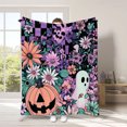 thumbnail image 1 of Zeyigg Halloween Throw Blanket Soft Cozy for Couch Bed Spooky Decorative Plaid Gift Party Home Decor D, 1 of 4