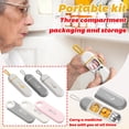 thumbnail image 1 of Zeyigg Portable Box For The Elderly Small Box To Carry With You Three-compartment Packing Box For Household s Gray, 1 of 4