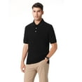 thumbnail image 1 of Zfeel- 7701 Luxe Touch 100% Cotton Polos Shirt For Adult Men | 6 oz | Color: Black | Size: L, 1 of 7