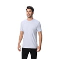 thumbnail image 1 of Zfeel High Performance Pure Dry Fit Poly Shirt 100% Polyster Crewneck Tee Shirts for Men (Silver, S), 1 of 8