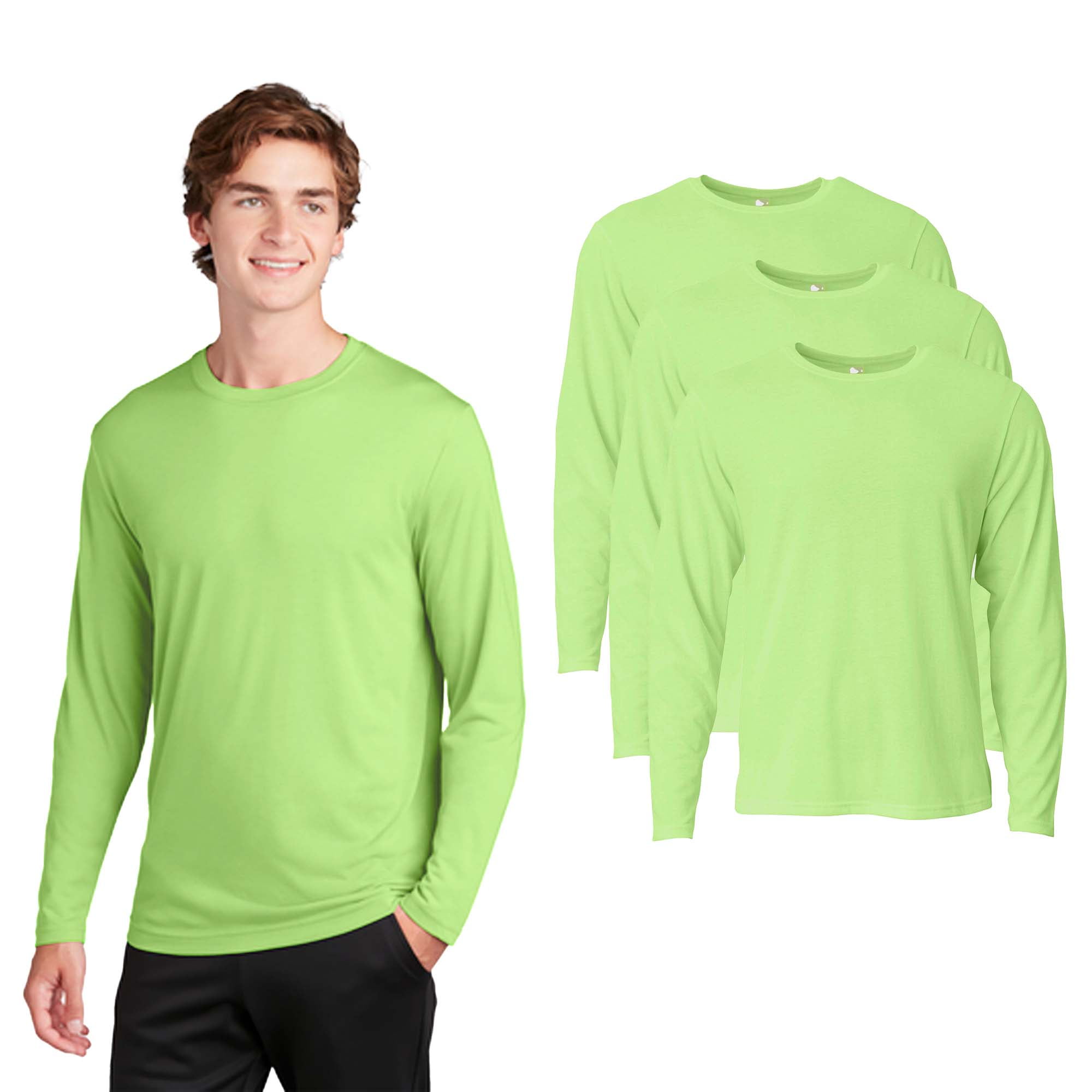 Zfeel High Visibility Long Sleeve Shirt Breathable Hi Vis Safety