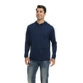 thumbnail image 1 of Zfeel Lightweight Dry Fit Pullover Hoodie, Men's 100% Polyester Long Sleeve Hoodie, Navy, 3XL, 1 of 5