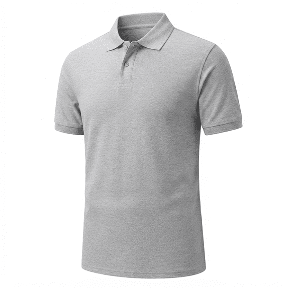 Zfeel Men's Short Sleeve Polo Shirt, Poly/cotton Blend Granite Polos, 6XL