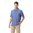 thumbnail image 1 of Zfeel Poly/Cotton Blend Polos 7704 | 60% Cotton, 40% Polyester Polos | Colour China Blue| Sizes 6 oz| S-6XL T-SHIRT, 1 of 8