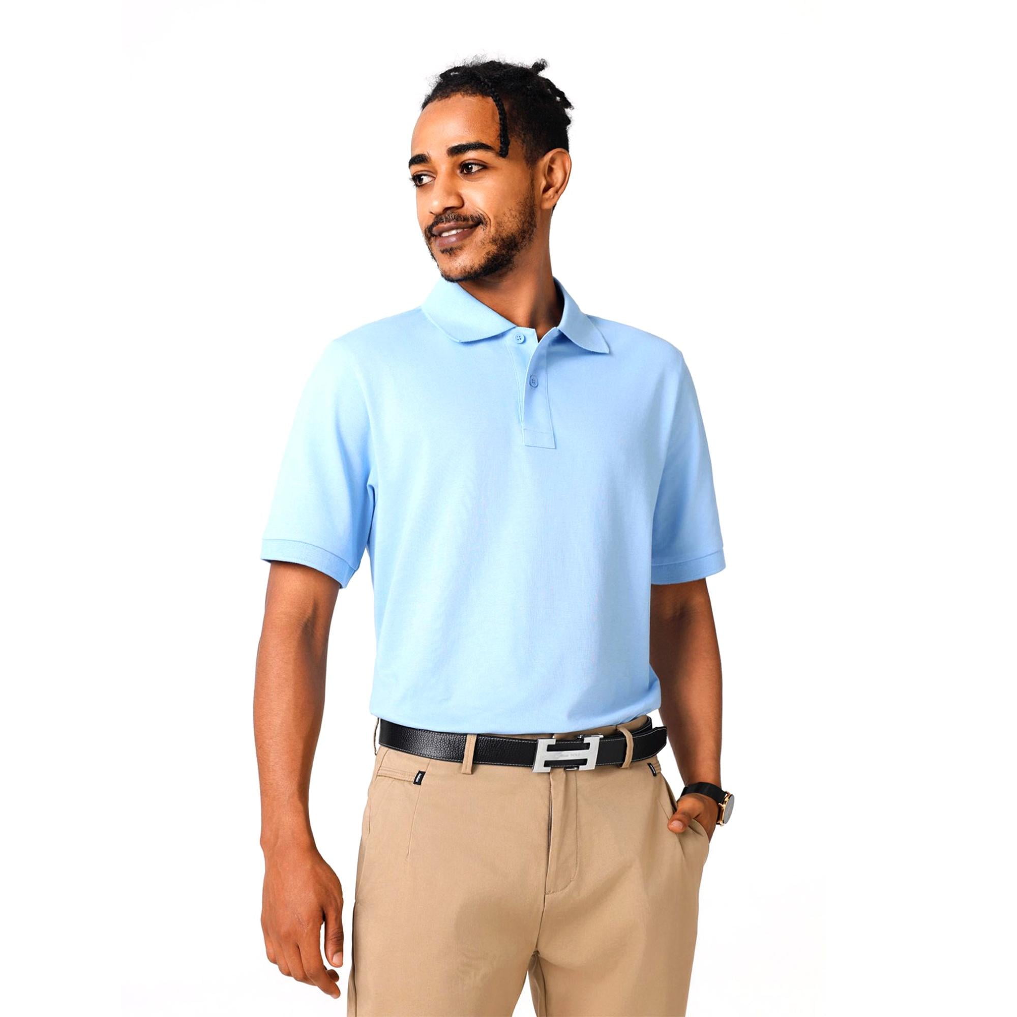 Zfeel Poly/Cotton Blend Polos For Man | 60% Cotton, 40% Polyester