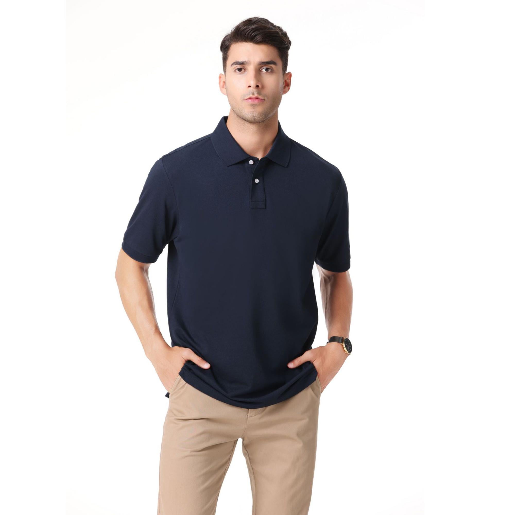 Zfeel Poly/Cotton Blend Polos For Man | 60% Cotton, 40