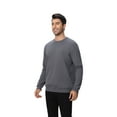 thumbnail image 1 of Zfeel Premium Crewneck Sweatshirt 60 Cotton/40 Polyester Pullover Fleece Sweater for Men (Iron Grey, M), 1 of 5