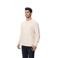 thumbnail image 1 of Zfeel Premium Crewneck Sweatshirt 60 Cotton/40 Polyester Pullover Fleece Sweater for Men (Sandshell, M), 1 of 6