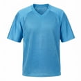 thumbnail image 1 of Zfeel Pure Dry Fit Football Jersey, Men's Open Hem Columbia Blue Sportswear, 5XL, 1 of 4