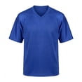 thumbnail image 1 of Zfeel Pure Dry Fit Football Jersey, Men's Open Hem Royal Sportswear, 5XL, 1 of 4