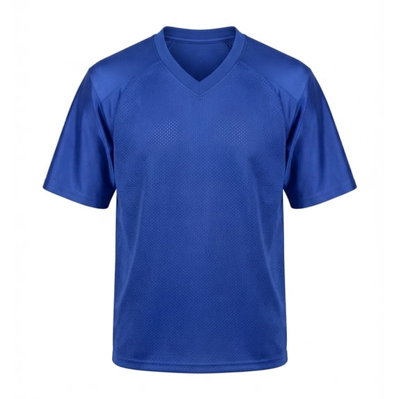 Zfeel Pure Dry Fit Football Jersey, Men's Open Hem Royal Sportswear, 5XL