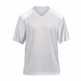 thumbnail image 1 of Zfeel Pure Dry Fit Football Jersey, Men's Open Hem Silver Sportswear, L, 1 of 4