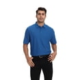 thumbnail image 1 of Zfeel Short Sleeve Collared Polo Shirt for Men, Stretchable Nylon-Spandex Polo, Sport Royal, M, 1 of 6