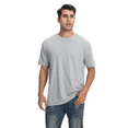 thumbnail image 1 of Zfeel Short Sleeve Super-Soft Blank T-Shirt for Men, Ideal for DTG, Heat Transfers & Embroidery, Athletic Heather, 2XL, 1 of 5