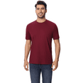 thumbnail image 1 of Zfeel Short Sleeve Tee, High-Performance Dry Fit Poly Shirts for Men, Art and Crafts, Lightweight & Breathable, Maroon, 2XL, 1 of 5
