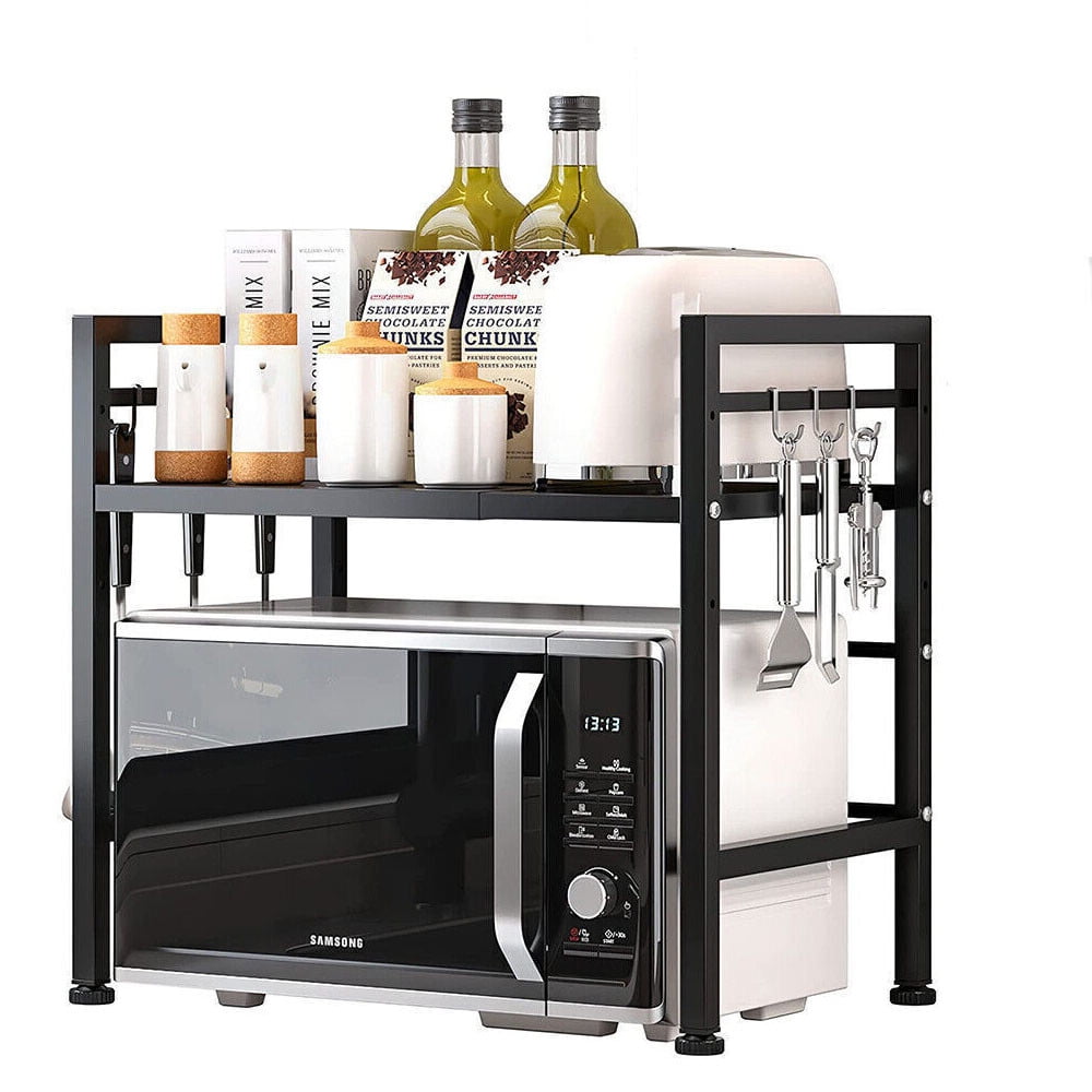 ZgoodZ Microwave Oven Toasters Rack Expandable Adjustable Single Layer ...