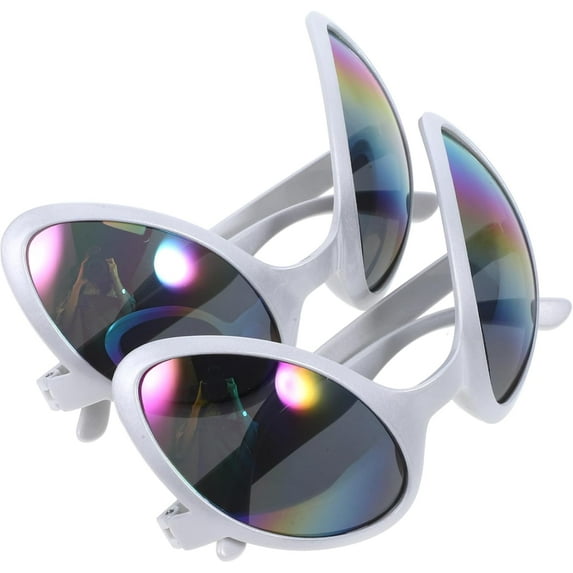 Yoqb Funny Alien Glasses for Halloween Alien Costume Eyeglasses Lightweight Comfortable Party Gathering Accessory A1015