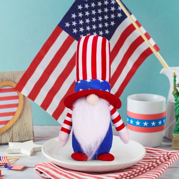 Zguuel 250Th Anniversary 4Th of July Decorations Independence Day Doll Goblin Figurine