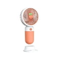 thumbnail image 1 of Zguuel Carrot Shaped Handheld Fan, Cute USB Rechargeable Mini Fruit Fan with 3 Speeds, Portable Personal Cooling Fan for Kids Girls Summer Travel, 1 of 8