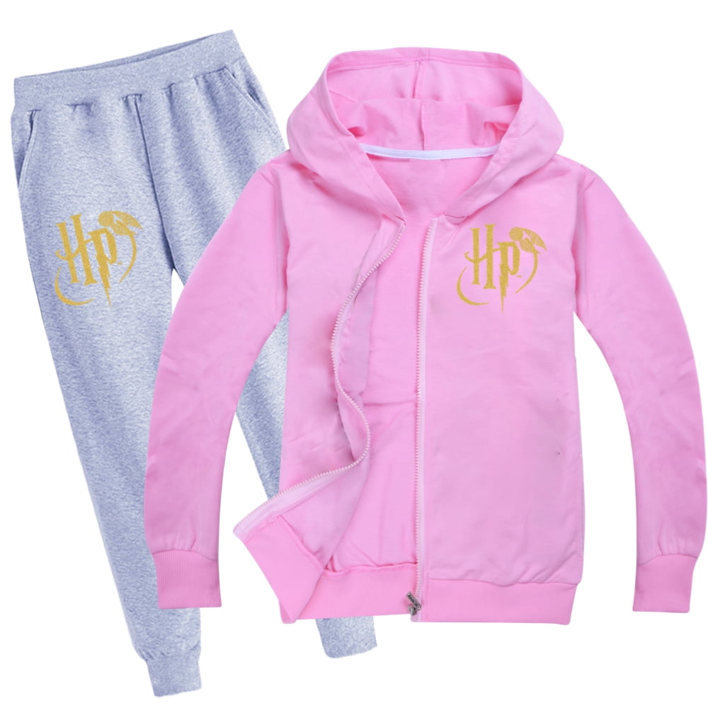 ZhaKQ Harry Potter Zip-Up Tracksuit Set For Boys And Girls - Magical ...