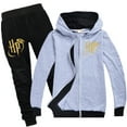 ZhaKQ Harry Potter ZipUp Tracksuit for Kids Magical Style for Boys