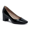 thumbnail image 1 of Zhabtu Block Heels Pumps for Women,Chunky High Heels Closed Square toe Shoes Black Size 11, 1 of 6