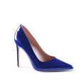thumbnail image 1 of Zhabtuc Women Sexy High Heels，Pointed Toe Stiletto Heels Closed toe Pumps Slip On Heels Prom Shoes Royal Blue Size 9.5, 1 of 6