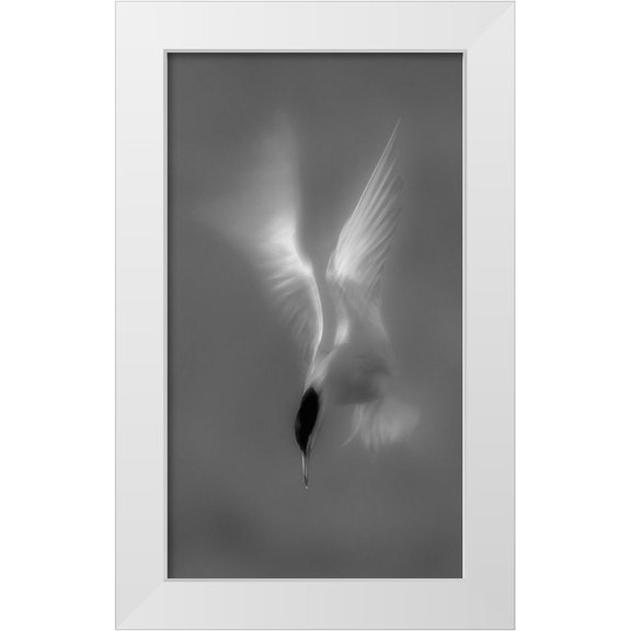 Zhang, Mei 10x14 White Modern Wood Framed Museum Art Print Titled - Searching