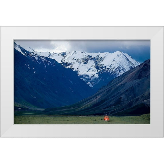 Zhang, Robert 24x16 White Modern Wood Framed Museum Art Print Titled - Appa?