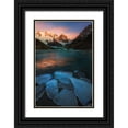thumbnail image 1 of Zhang, Yan 13x18 Black Ornate Wood Framed with Double Matting Museum Art Print Titled - A Frozen Morning - Laguna Torre, 1 of 4