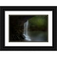 thumbnail image 1 of Zhang, Yan 14x11 Black Ornate Wood Framed with Double Matting Museum Art Print Titled - Hidden Waterfalls, 1 of 4