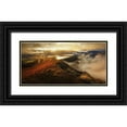 thumbnail image 1 of Zhang, Yan 32x18 Black Ornate Wood Framed with Double Matting Museum Art Print Titled - Roys Peak, 1 of 4