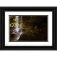 thumbnail image 1 of Zhang, Yan 32x22 Black Ornate Wood Framed with Double Matting Museum Art Print Titled - Hidden Waterfalls (2), 1 of 4