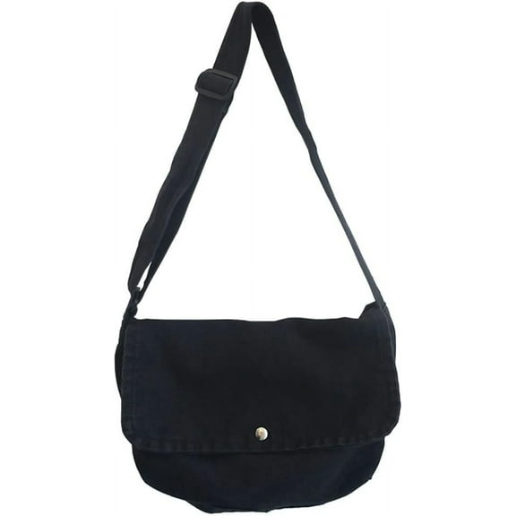 ZhangBaoLin Canvas Hobo Bag for Women Large Capacity Shoulder Crossbody Bag Artistic Totes Handbag Simple Commuting Purse