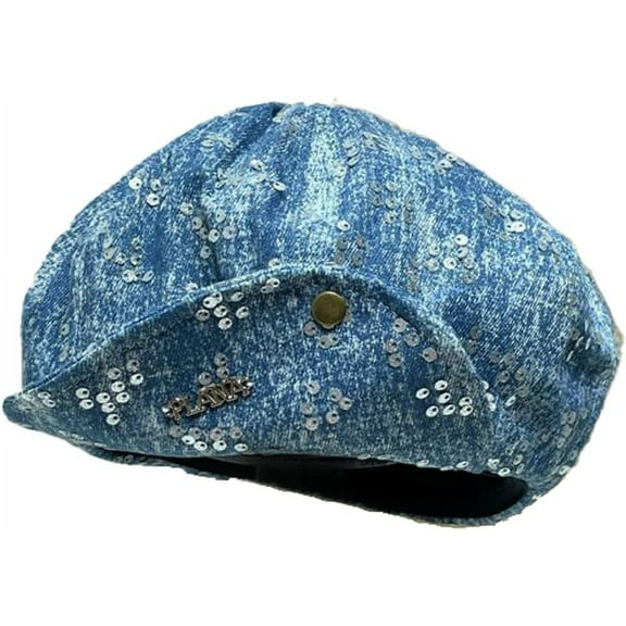 ZhangBaoLin Denim Newsboy Cap Women Students Fashion Painter Hat UV Protection Hat Lightweight Comfy Outdoor