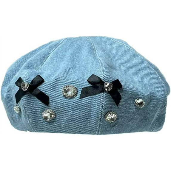 ZhangBaoLin Denim Newsboy Cap Women Students Fashion Painter Hat UV Protection Hat Lightweight Comfy Outdoor
