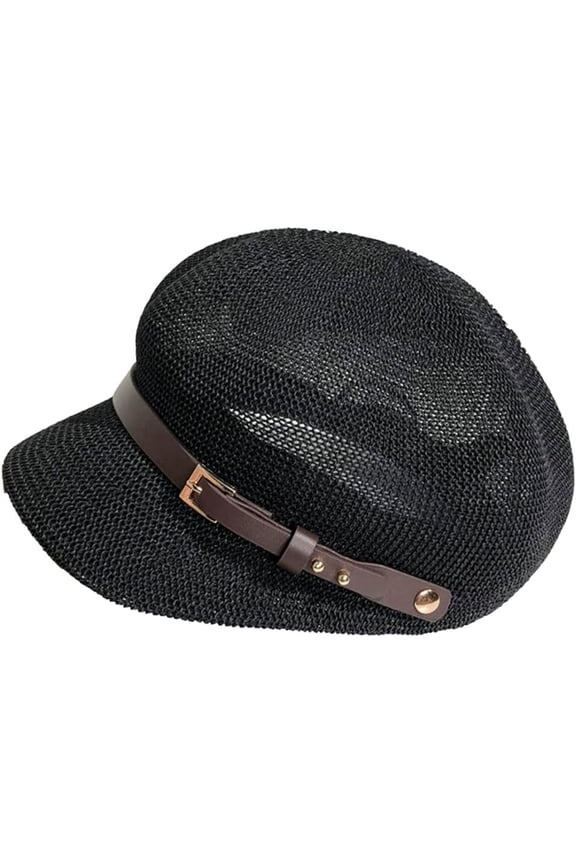 Women Newsboy Cap Breathable Painter Hat Wide Brim UV Protection Summer Hat Comfy Lightweight Outdoor